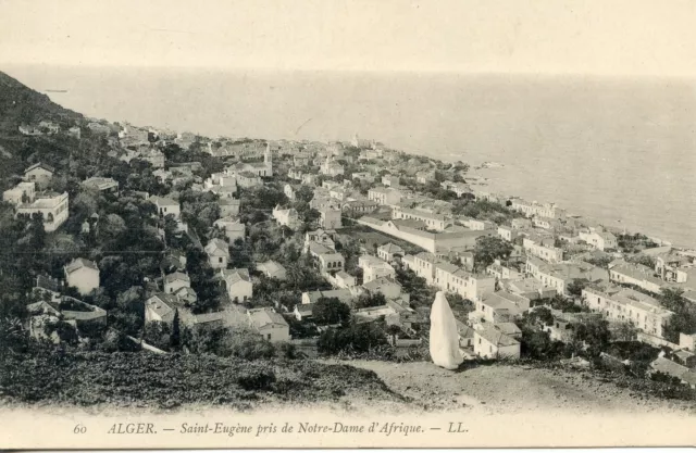 Carte Postale Algerie / Alger / Saint Eugene Pris De Notre Dame D'afrique