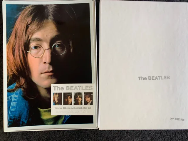 Beatles White Album Limited Edition RARE Exclusive 50th Anniversary Litho Set