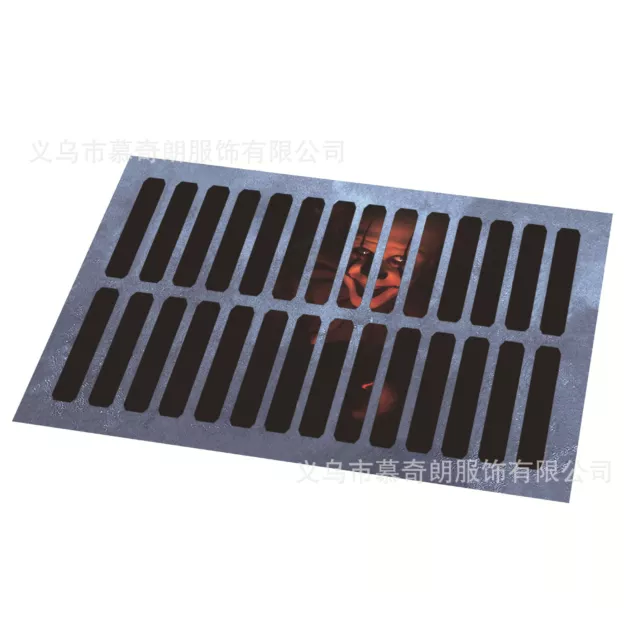 Halloween  Horror Welcome Door Mat Non-slip Clown Trap 3D Door Rug Scary Carpet