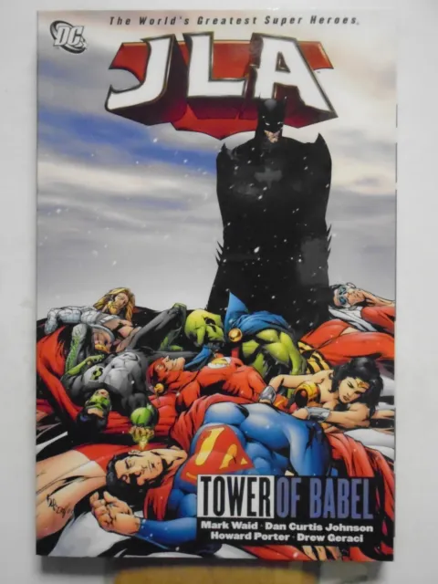 JLA TOWER OF BABEL Vol. 1 (2001) 5th Print, TPB, Batman, Ra's Al Ghul, Mark Waid
