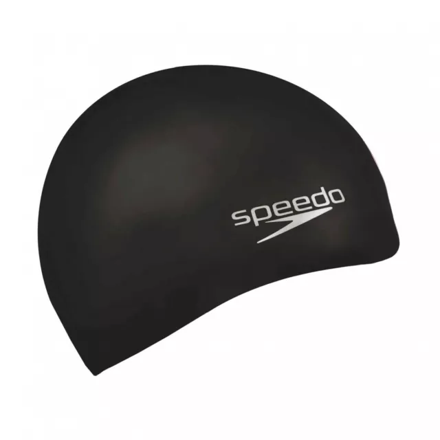 Speedo Plain Moulded Silicone Cap - Schwimmkappe