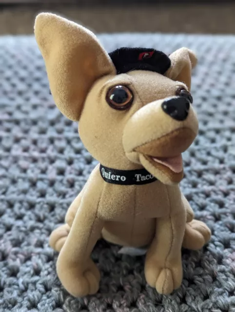 Taco Bell Talking Chihuahua W/Hat Viva Gorditas #69 Collectible Plush Dog