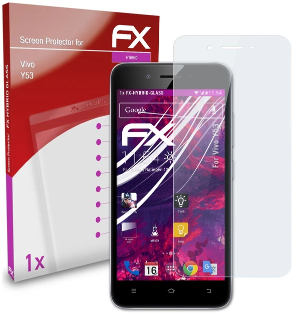 Protecteur D'écran AtFoliX Hybride-Verre 9H Pour Vivo X51 - Ultra Résistant - Made In Germany