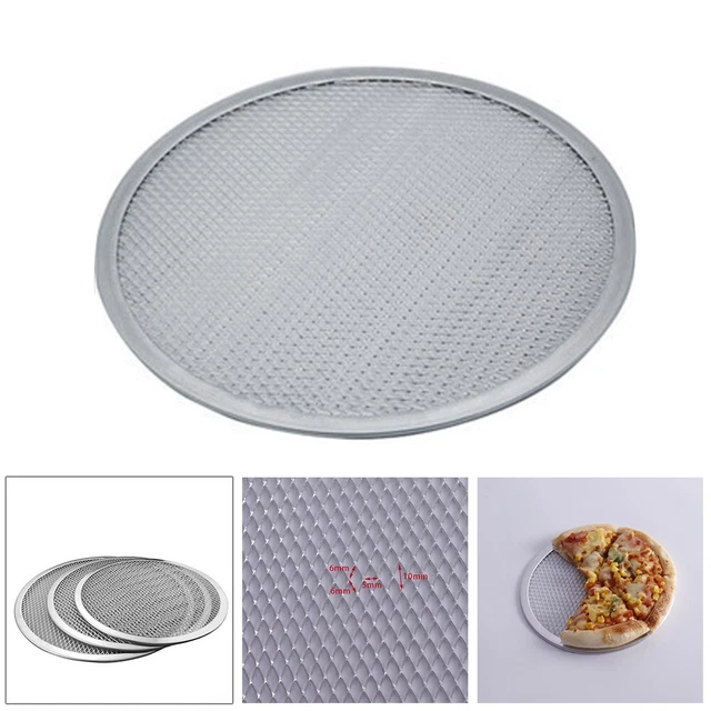 Pizza Pierre Anti-adhésif Aluminium Maille Écran Pâtes Plaque de Cuisson Filet