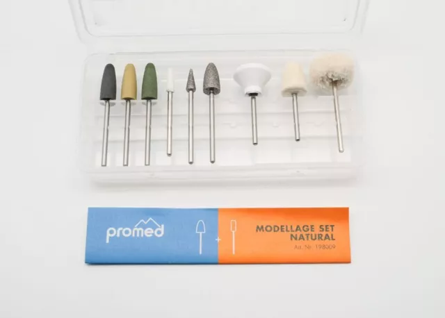 promed 198009, Schleifkörper Bits, Natural Set 9 St.