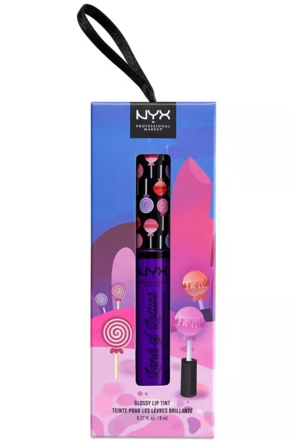 NYX Land Of Piruletas Brillante Brillo de Labios Tinte Uva Jalea 02 Labios