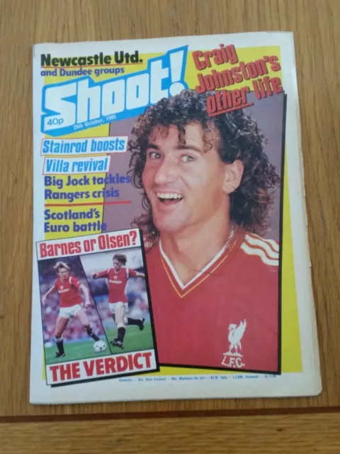 Shoot! 26Th October 1985 British Weekly Comic Football^