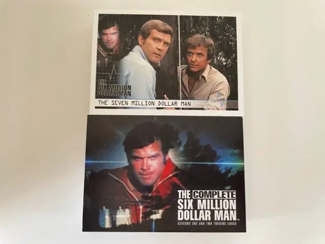 Complete Six Million Dollar Man 72 Card Base Set Seasons 1-2 Rittenhouse 2004