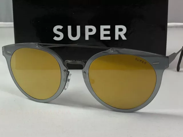 RetroSuperFuture Duo Lens Giaguaro Gold Sunglasses TM9 53mm NIB