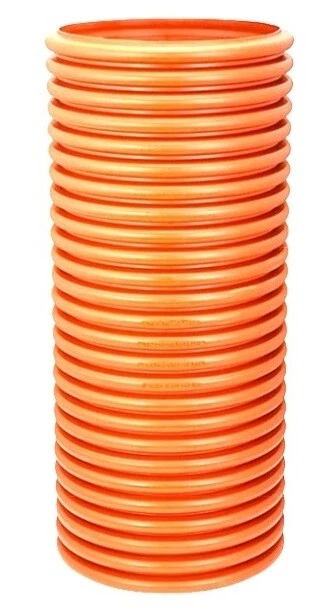 Ostendorf KG DN315 45° KGEA - Tubo di scarico semplice, in PVC duro, RAL 8023, SN 4, 5 m