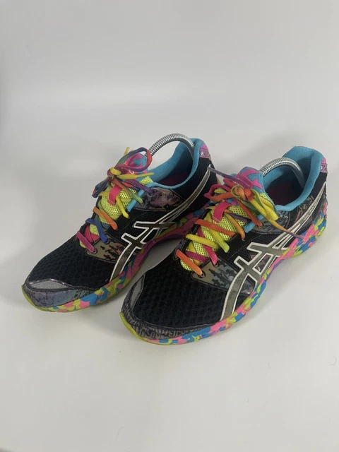 ASICS GEL NOOSA Tri 8 Womens 8 Running Shoes Colorful Rainbow