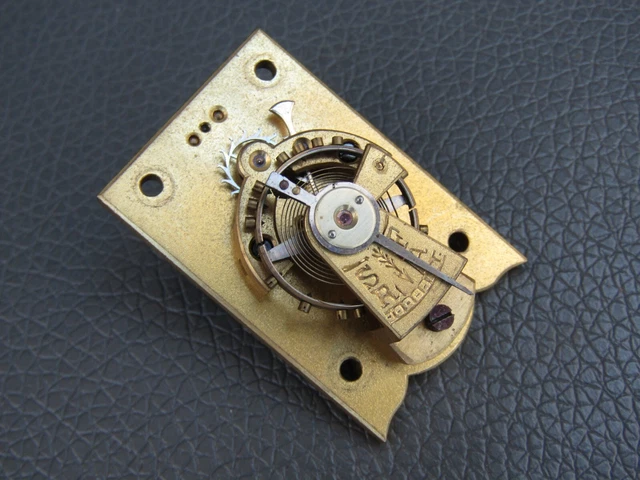VINTAGE BRASS CLOCK balance platform escapement working spares parts £ ...
