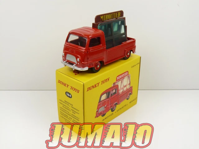 DT245Z 1/43 réédition DINKY TOYS DeAgostini : RENAULT Estafette Miroitier rouge