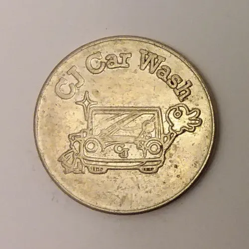 CJ Car Wash Token 25mm