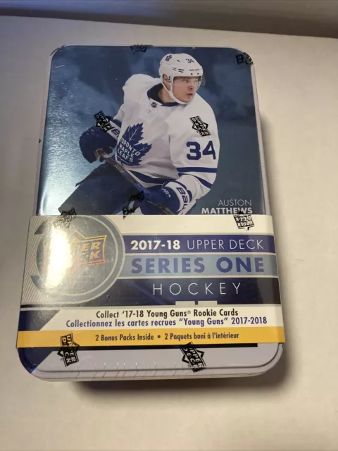 2017/18 Upper Deck Series 1 Hockey Factory Sealed 12 Pack TIN-3 Young Gun RC’s!