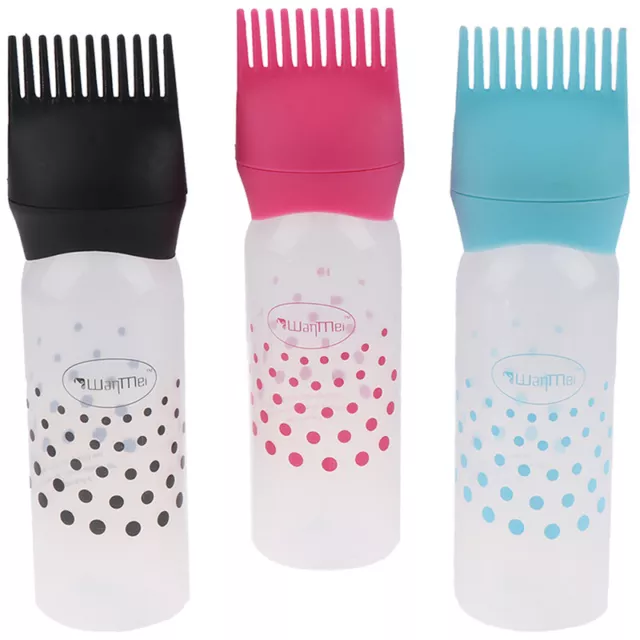 Hair Dye Bottle Shampoo Hair Coloring Dyestuff Applicator Bottle with Comb P-il 2