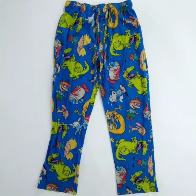 NICKELODEON MEN'S PJ Pajama Pants Retro 90's Characters Rug Rats Ren ...