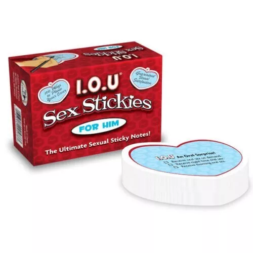 IOU SEX STICKIES Saucy Scenario Game for HIM Gift Men uk 3