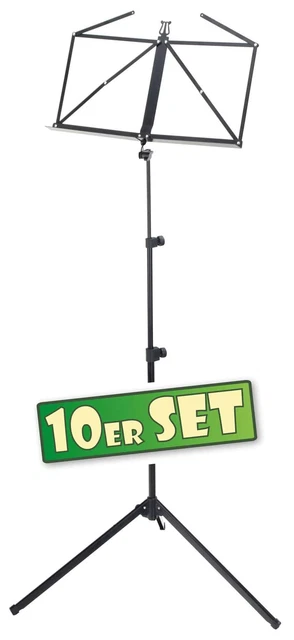10x MCGREY 100/2 B NOTENSTÄNDER SET EVENT HOCHZEIT DJ KEYBOARD PIANO MUSIK NOTEN