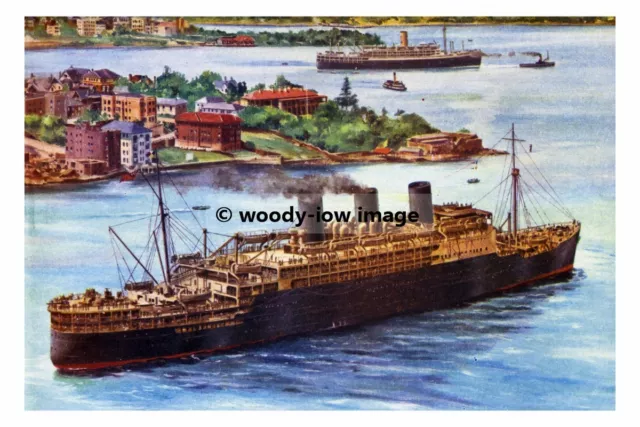 rp12636 - Unknown P&O Liner - print 6x4