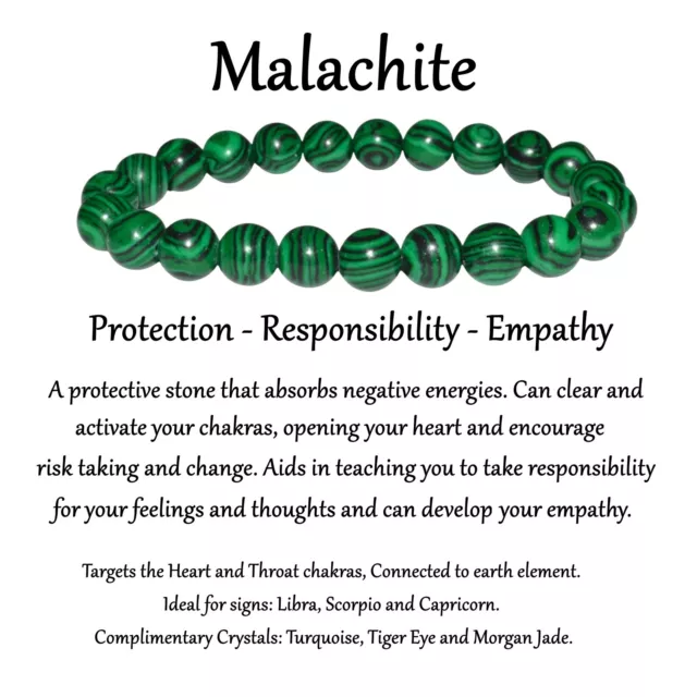 Natural Crystal Healing Chakra Gemstone Bead Bracelet Protection Gem Stone