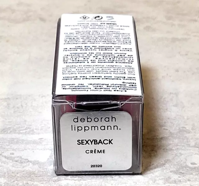 Deborah Lippmann nail polish ~ Sexyback ~  fuchsia pink NIB full size 2