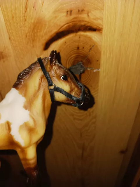 Breyer  custom foal halters three Schleich stone 3