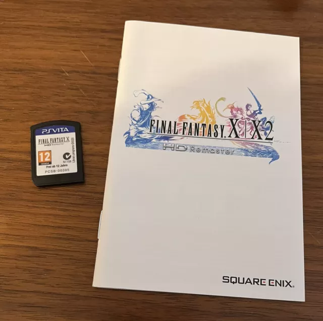 Ps Vita Final Fantasy HD Remaster X Playstation Vita. No Box with booklet