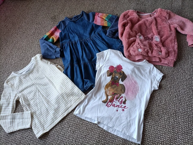 Pacchetto vestiti per ragazze età 6-7 anni NEXT noce moscata Primark