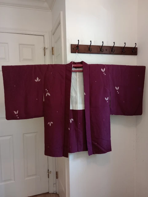 Vintage Japanese Silk Haori Jacket - Antique Haori Kimono Jacket