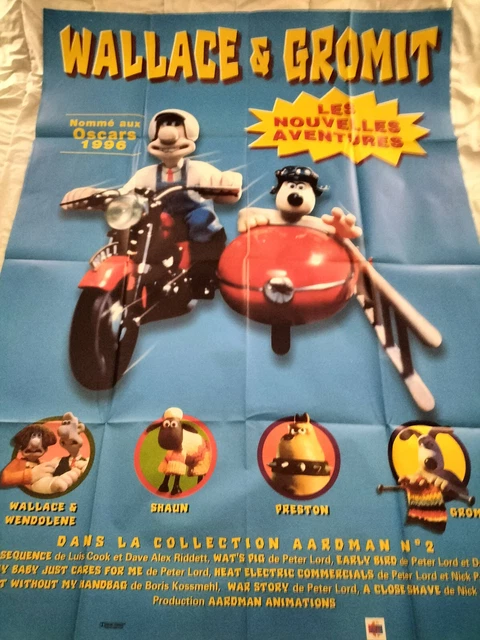 Flacon De Bain Moussant Vintage Wallace Et Gromit - EUROMARK 1989