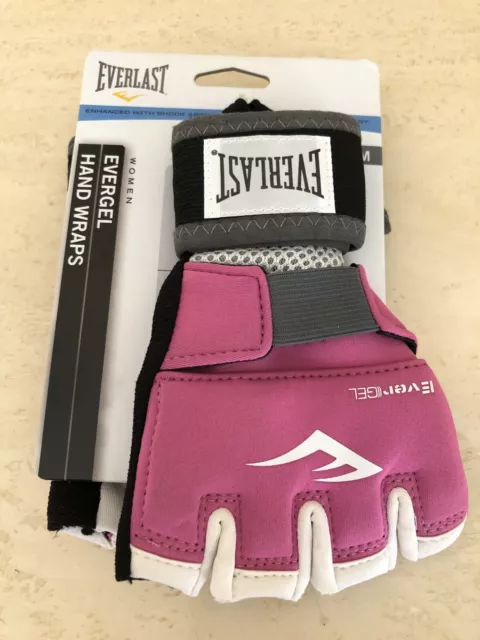 Everlast Womens Evergel Hand Wraps Medium Pink