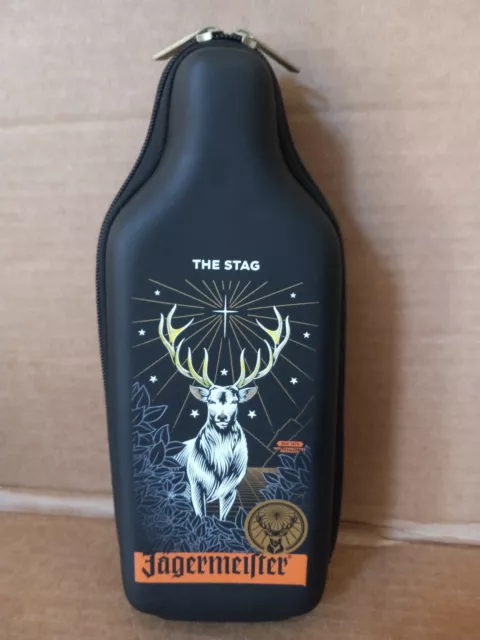 Jagermeister "The Stag" Liquor  Zippered Bottle Case 750Ml