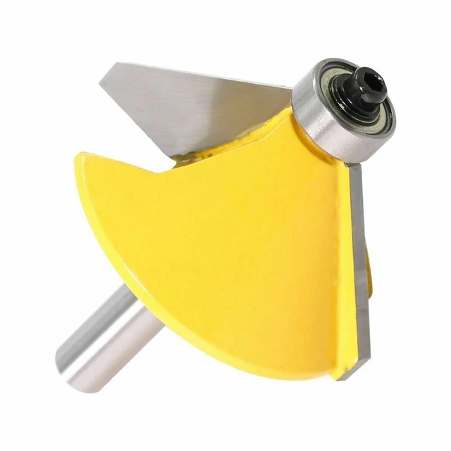 Fraise à Chanfreiner 45° Amana Tool (49406) – 1″ De Coupe – Pour Défonceuse & Routeur