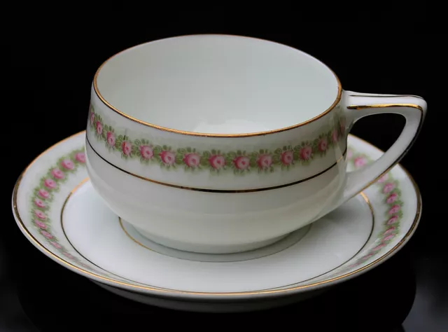 Rosenthal Jugendstil Mokkatasse Rosendekor " Donatello " um 1910 !!! Nr.9