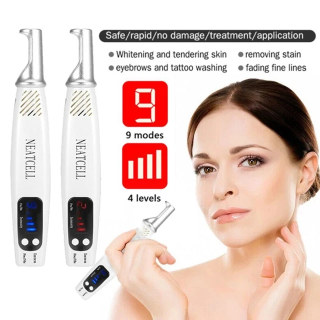 Instrumento de belleza para eliminar pecas de terapia de luz azul/roja con lápiz láser
