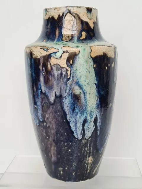 Ancien vase en grès signature à identifier, Puisaye, La Borne début 20ème.