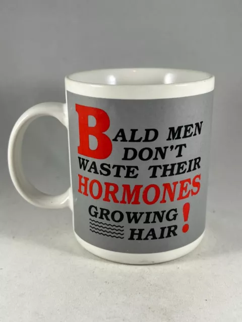 Vintage Bald Men Humor Joke Hallmark Shoebox Greetings Coffee Mug