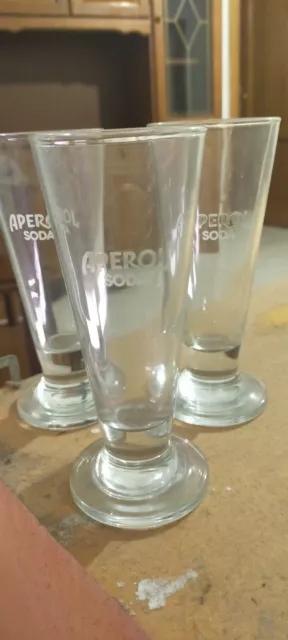 Bicchiere Calice Aperol Soda Vintage 9 Pezzi