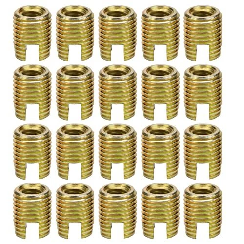 Akozon Inserto Filettato Autofilettante 20pz Inserti Filettati 302 Viti (d2q)