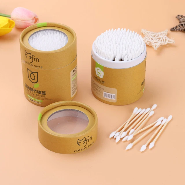 Double Tipped Cotton Swab Cotton Swab Baby Cotton Swabs Bamboo Stick 7