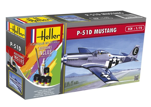 Maquette Avion Mirage 2000 C Heller – Starter Kit 1/48, Pour Débutants