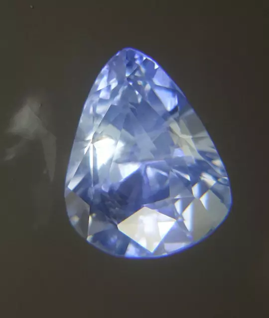 Pretty srilanka UnHeat Natural Blue Sapphire 1.60 cts Pear Cut Precious Gemstone
