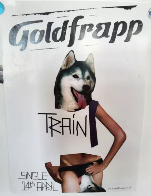 Goldfrapp "Train" instore promo poster 80 x 50cm approx.