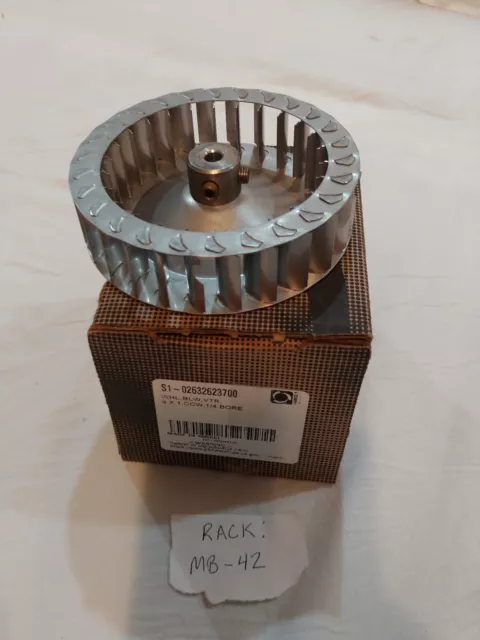 Source 1 S1-02632623700 Blower Wheel 4 inch 1/4 bore YORK JCI Inducer Motor