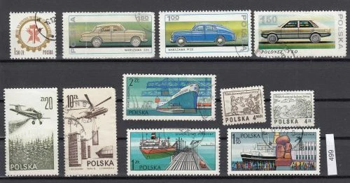 Briefmarken Polen gestempelt