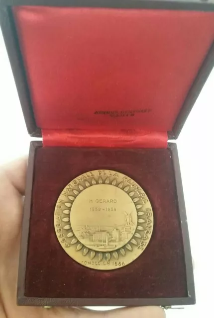 Médaille ASSOCIATION NATIONALE DE LA MEUNERIE FRANÇAISE fondée 1886 / P. DAUTEL