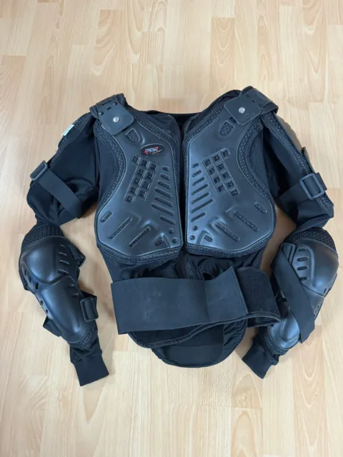 MCW Safety Protektoren Schutz Jacke Rücken Protektor Gr. M Black MTB Moto Cross