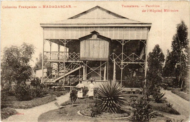 CPA AK TAMATAVE Pavilion of the Military Hospital MADAGASCAR (626034)