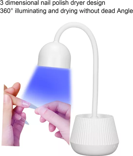 MINI LAMPADA TORCIA UV a Led Nail Art Diodi Per Ricostruzioni Unghie Mani  Piedi EUR 24,90 - PicClick IT